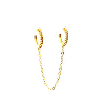 Double Betty Chain Huggie