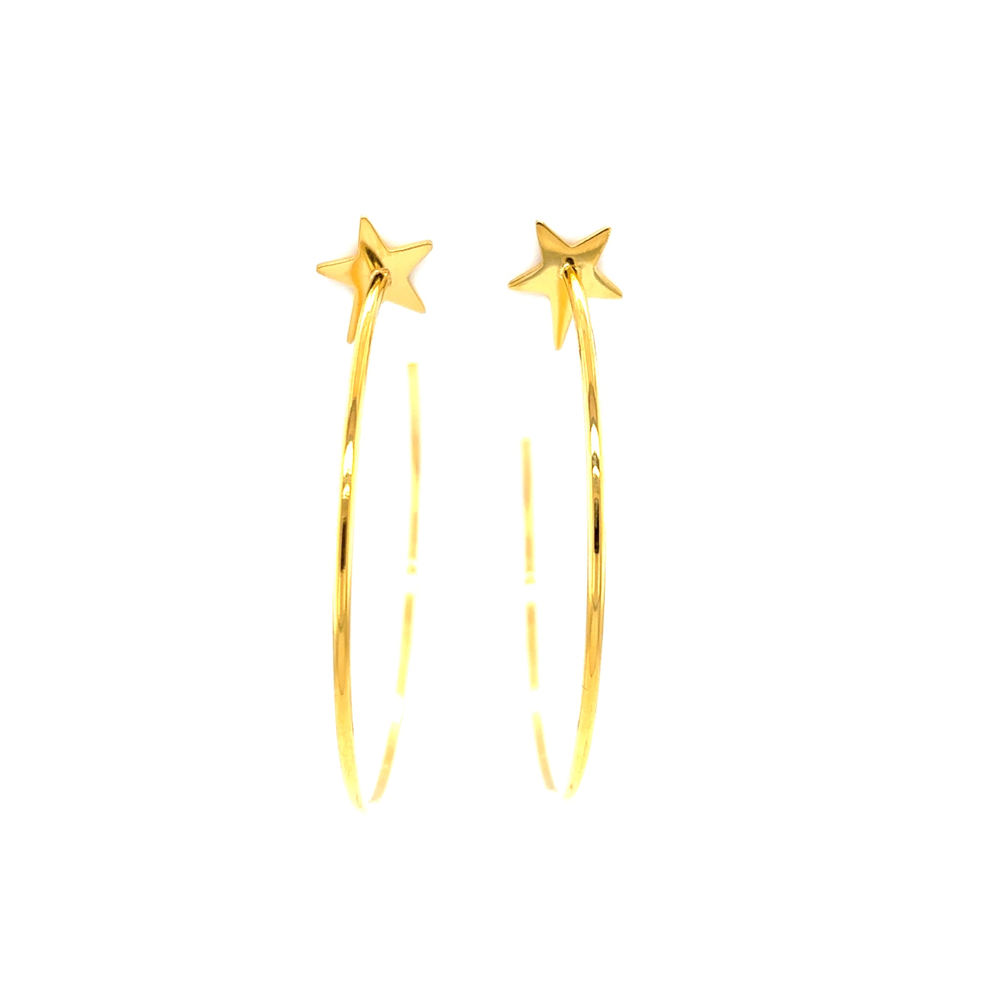 Pair Of Stella Star Stud Hoops