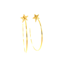 Pair Of Stella Star Stud Hoops