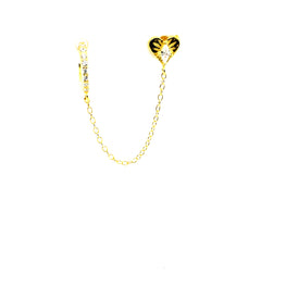 Double Sophie Heart Stud Chain