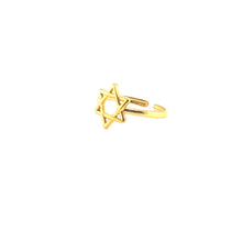 Star Of David Adjustable Ring