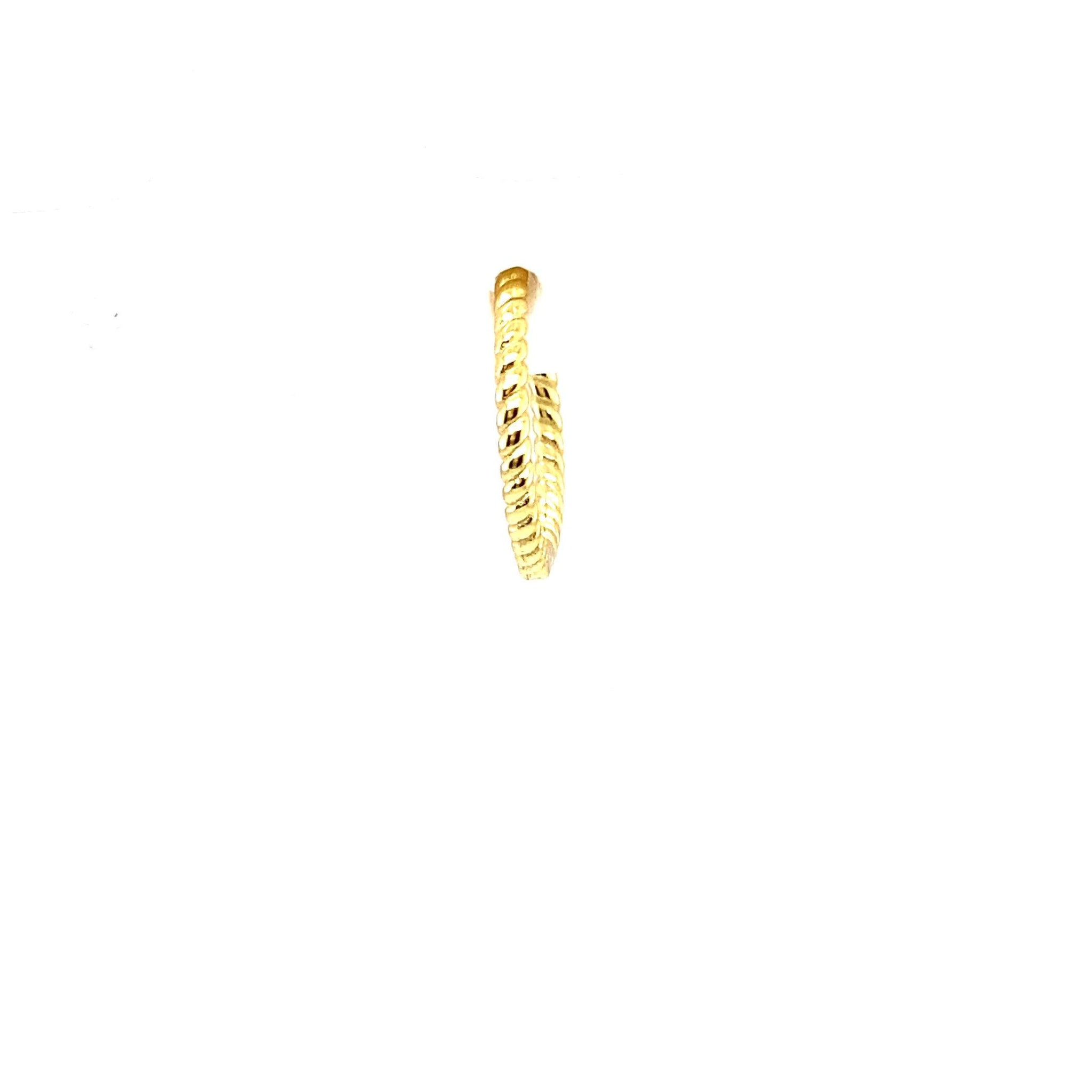 Single Erin Twisted Conch Hoop - CM Jewellery Designs Ltd