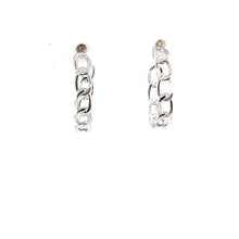 Pair Of Chain Link Stud Hoops