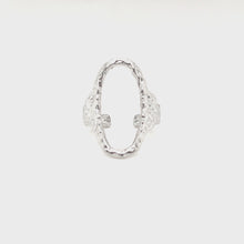 Louisa Bevelled Tear Drop Ring