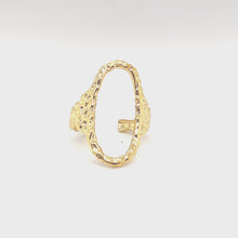 Louisa Bevelled Tear Drop Ring