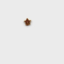 Single Mini Hollow Star Stud