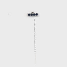 Single Black Bar Stud Chain