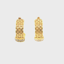 Pair Of Monaco Stud Hoops