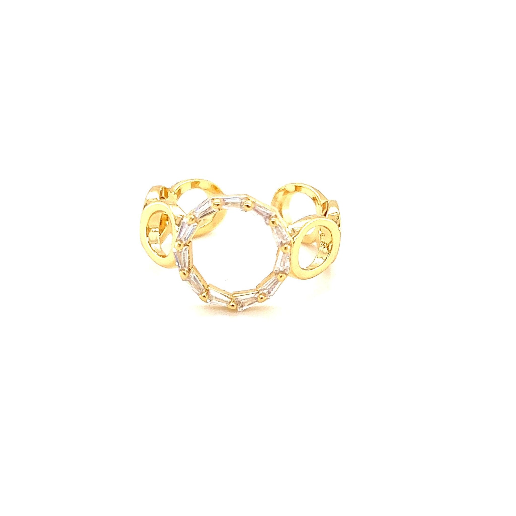 Betty Adjustable Open Circle Ring - CM Jewellery Designs Ltd