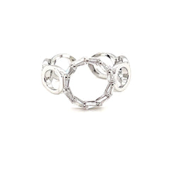 Betty Adjustable Open Circle Ring - CM Jewellery Designs Ltd