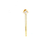 Single Crystal Stone Gerry Stud Chain