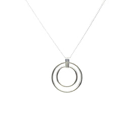 Double Circle Necklace - CM Jewellery Designs Ltd