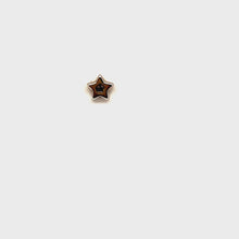 Single Mini Hollow Star Stud