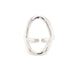 Large Open Circle Adjustable Ring - CM Jewellery Designs Ltd