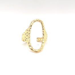 Louisa Bevelled Tear Drop Ring - CM Jewellery Designs Ltd