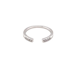 Open Crystal Adjustable Ring - CM Jewellery Designs Ltd