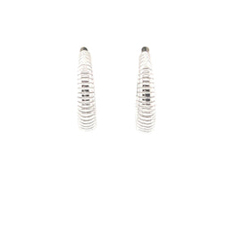 Pair Of Kelly Chunky Twist Stud Hoops - CM Jewellery Designs Ltd