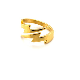 Retro Chunky Lightning Ring - CM Jewellery Designs Ltd