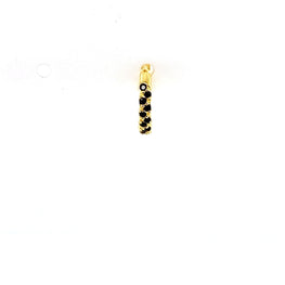 Single Black Tammy Huggie - CM Jewellery Designs Ltd