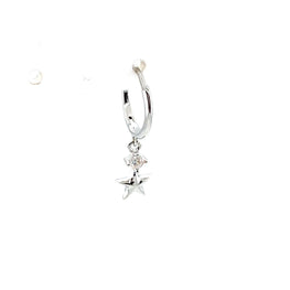 Single Celia Star Hoop - CM Jewellery Designs Ltd