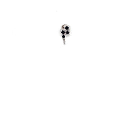 Single Mini Black Lightning Crystal Stud - CM Jewellery Designs Ltd