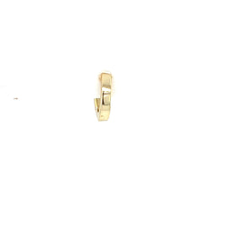 Single Plain Gold Mini Huggie - CM Jewellery Designs Ltd