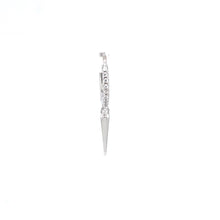 Single Spike Charm Crystal Huggie - CM Jewellery Designs Ltd