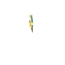Single Turquoise Spike Huggie - CM Jewellery Designs Ltd