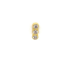 Single Vintage Crystal Stud Climber - CM Jewellery Designs Ltd