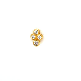 Single Vintage Crystal Stud - CM Jewellery Designs Ltd