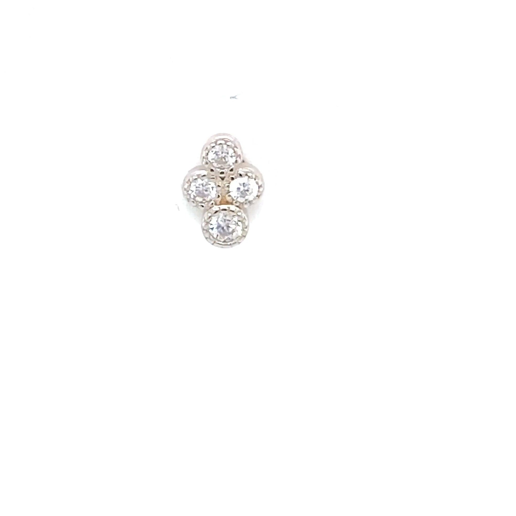 Single Vintage Crystal Stud - CM Jewellery Designs Ltd