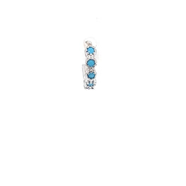 Single Vintage Turquoise Mini Huggie - CM Jewellery Designs Ltd