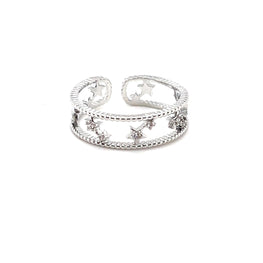 Star Crystal Beaded Ring - CM Jewellery Designs Ltd